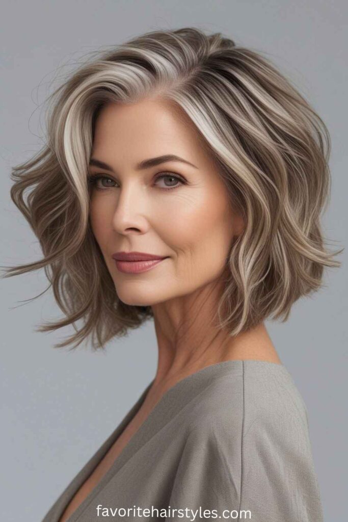 Textured Wavy Bob