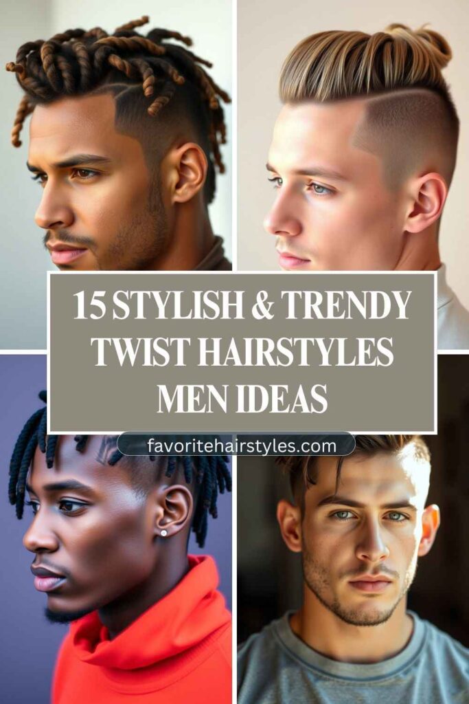 Twist Hairstyles Men Ideas