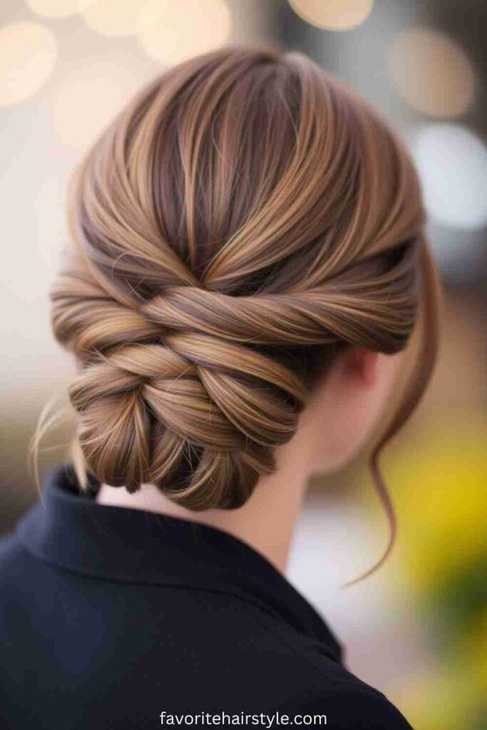 Twisted Low Bun