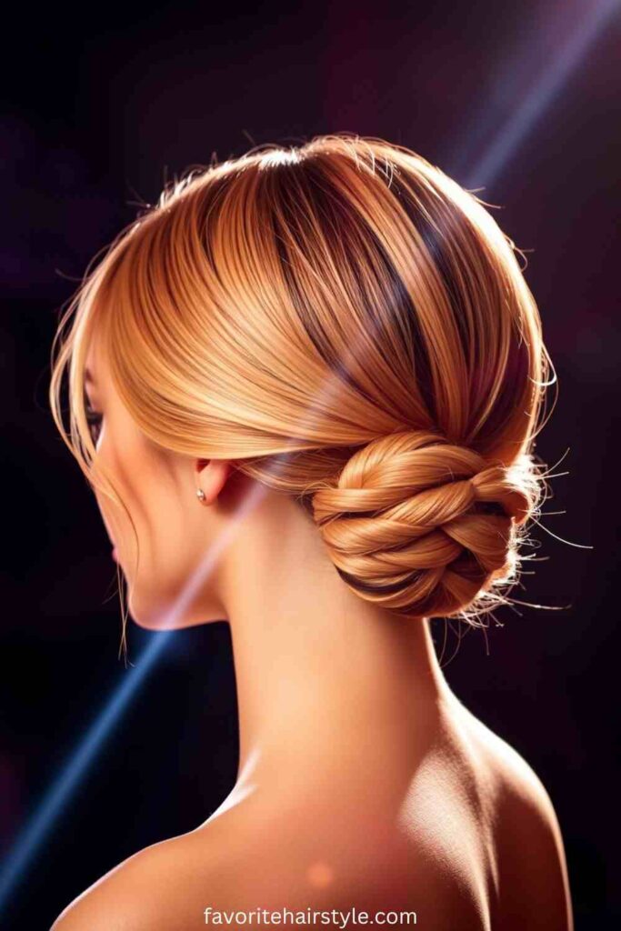 Twisted Low Chignon