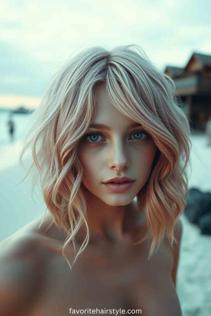 Bob Hairstyles For Shoulder Length Ideas Wavy Bob