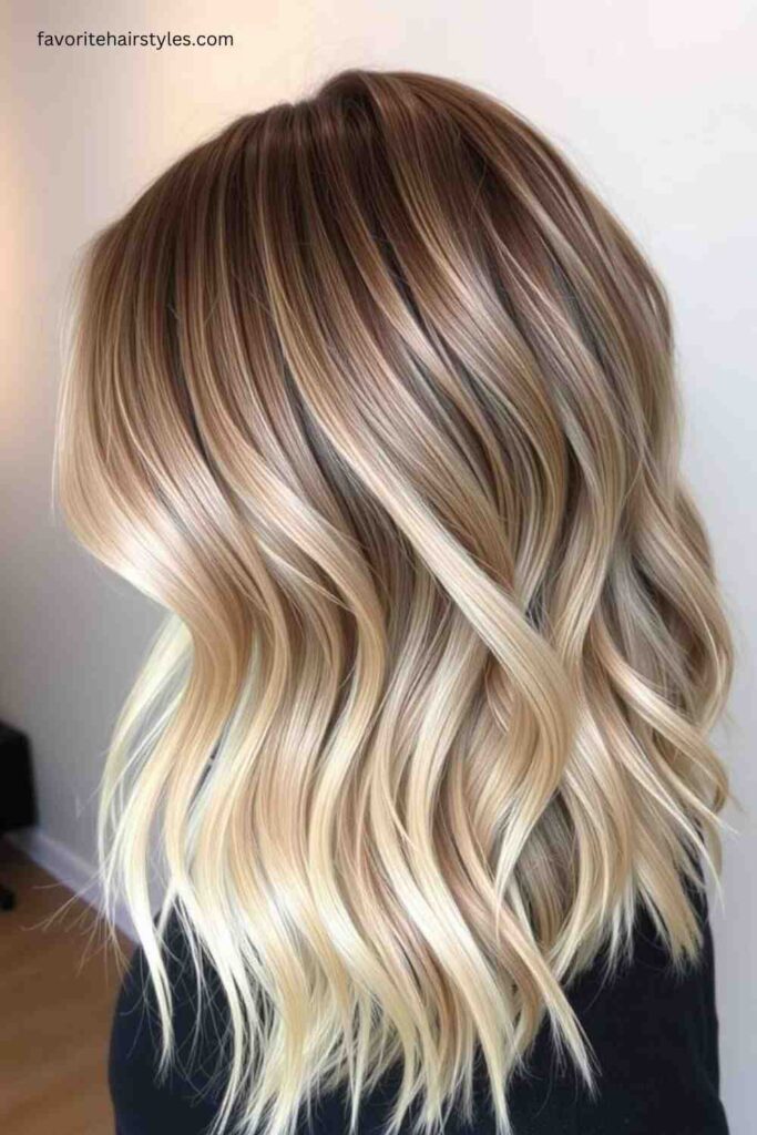 A Ash Blonde Balayage