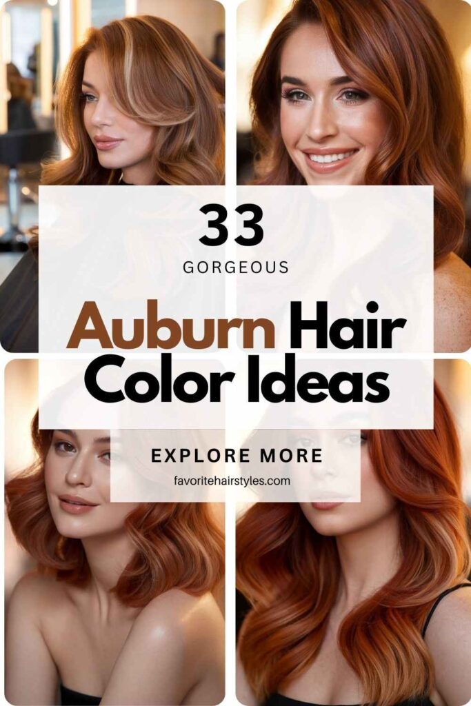 Auburn Hair​ Color Ideas