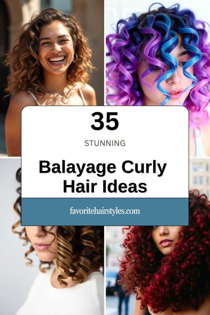 Balayage Curly Hair Ideas