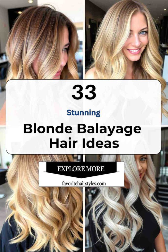 Blonde Balayage Hair Ideas