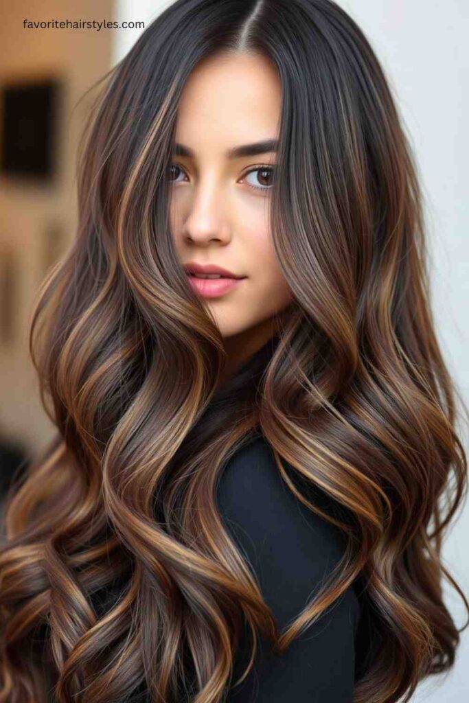 Chocolate Brown Balayage