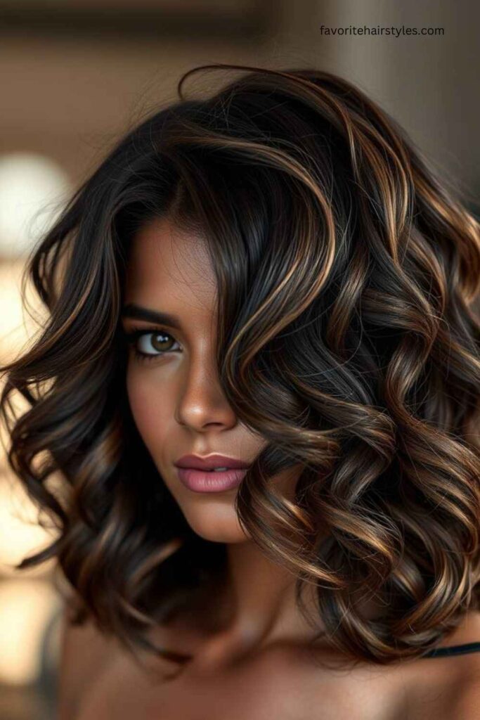 Chocolate Brown Balayage