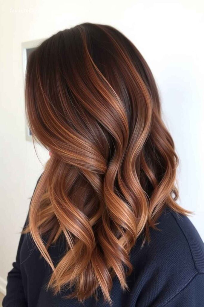 Chocolate Brown Balayage