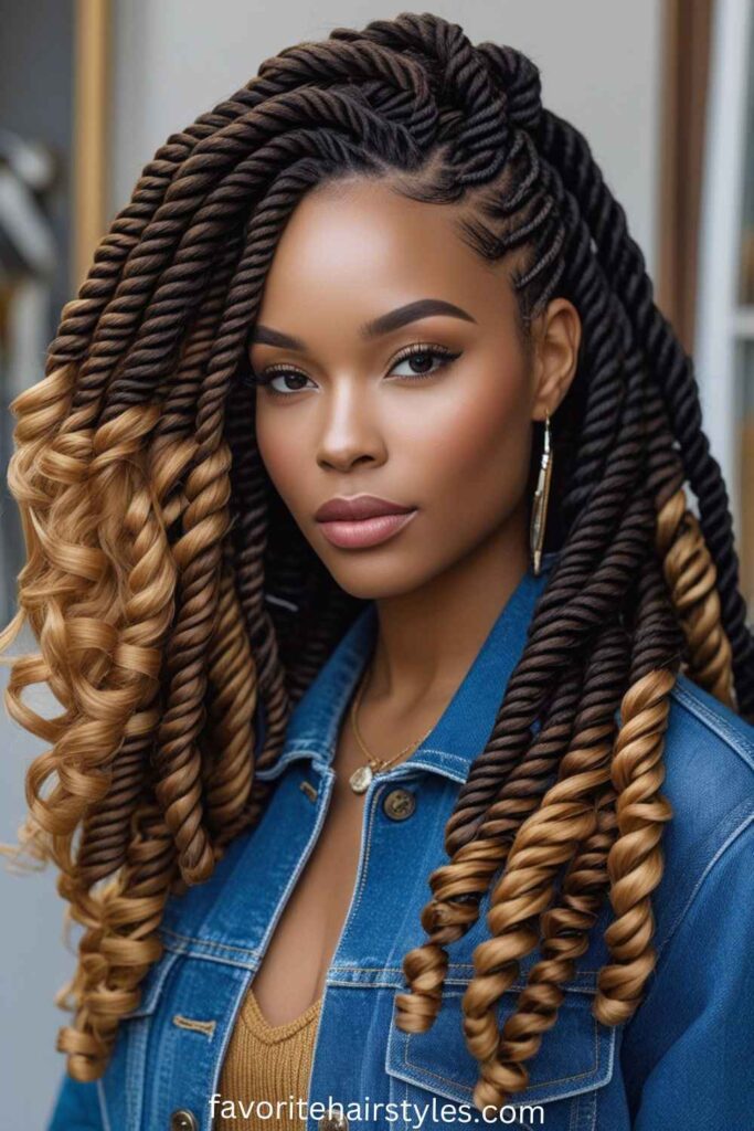 Chunky Two Strand Twists