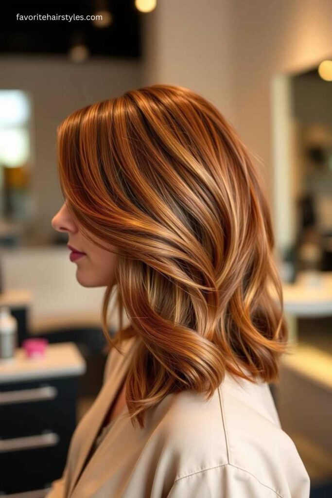 Copper Balayage for Redheads