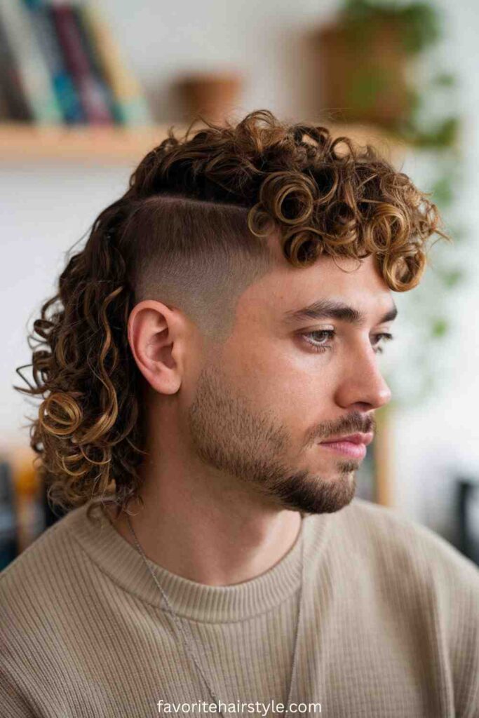 Curly Mullet