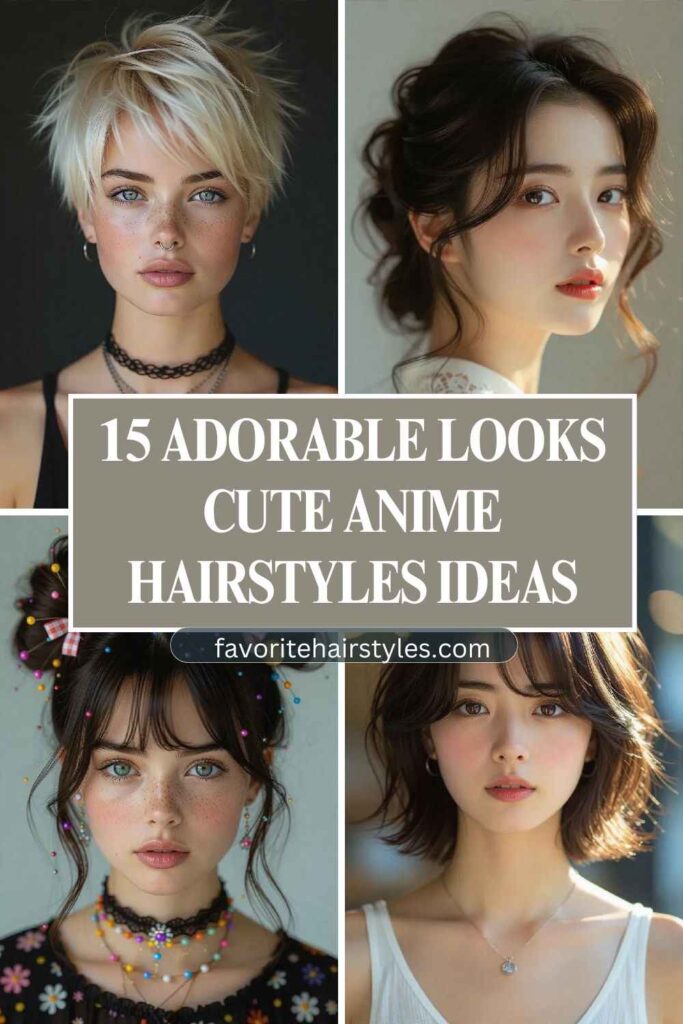 15 Adorable Looks Cute Anime Hairstyles Ideas Favorite Hair Styles 