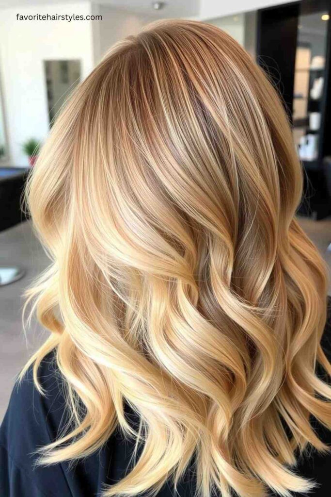 Golden Blonde Balayage