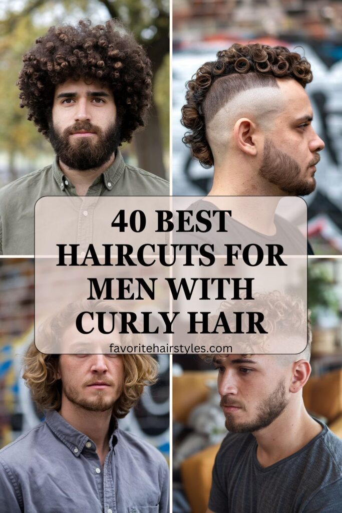 Haircuts For Men With Curly Hair​​​​