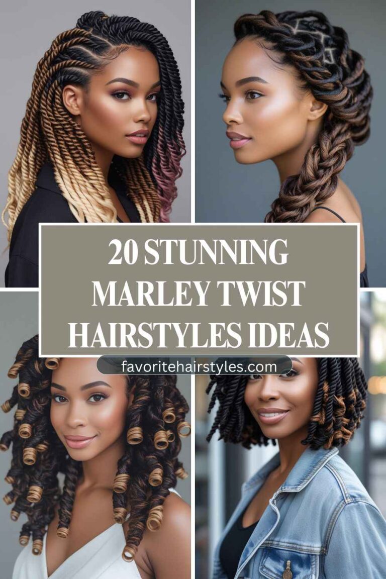 20 Stunning Marley Twist Hairstyles Ideas - Favorite Hair Styles ...