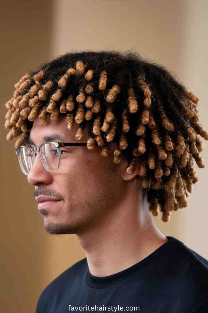 Medium-Length Afro Curls