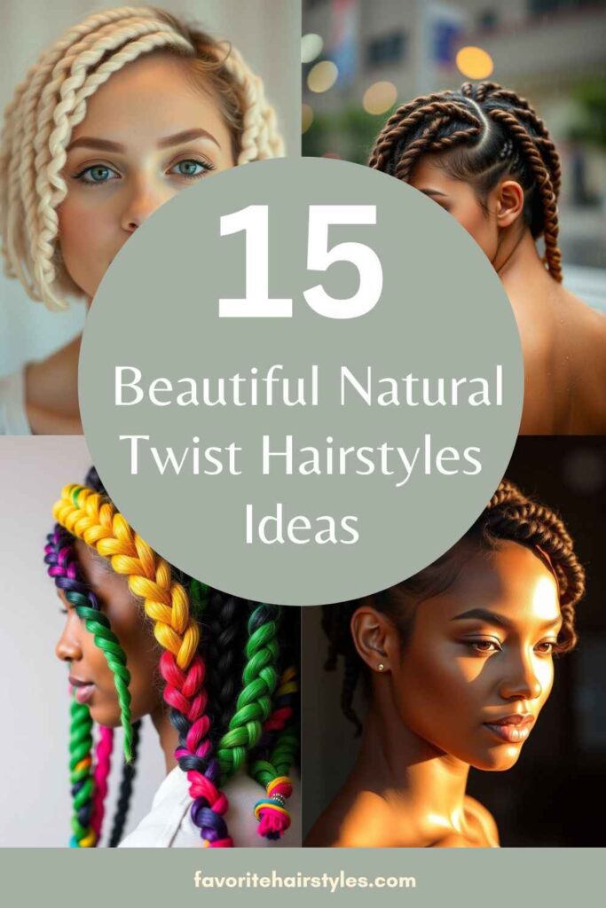 Natural Twist Hairstyles Ideas