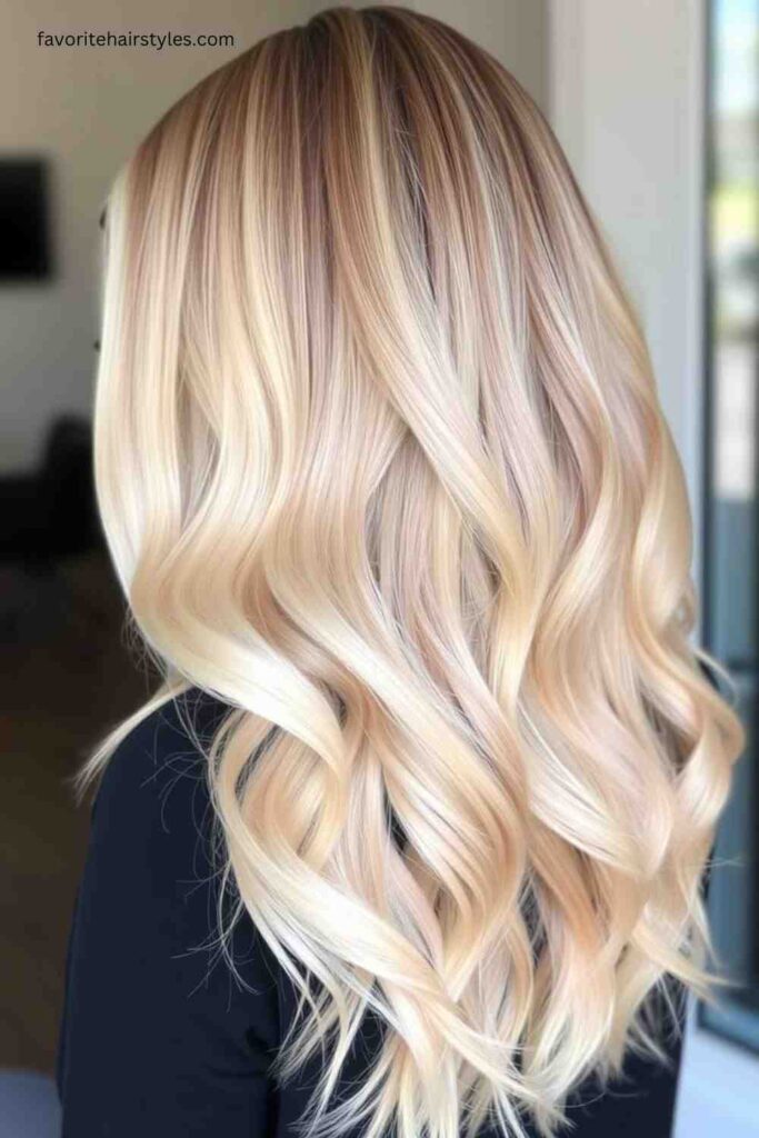 Pearl Blonde Balayage