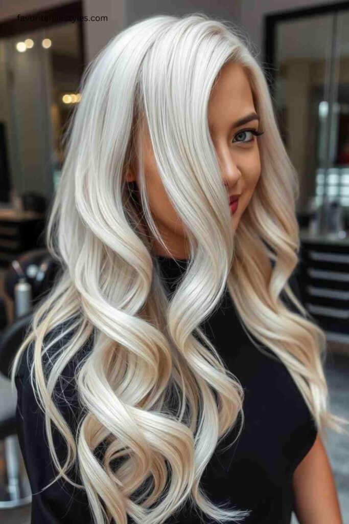 Platinum Blonde Balayage