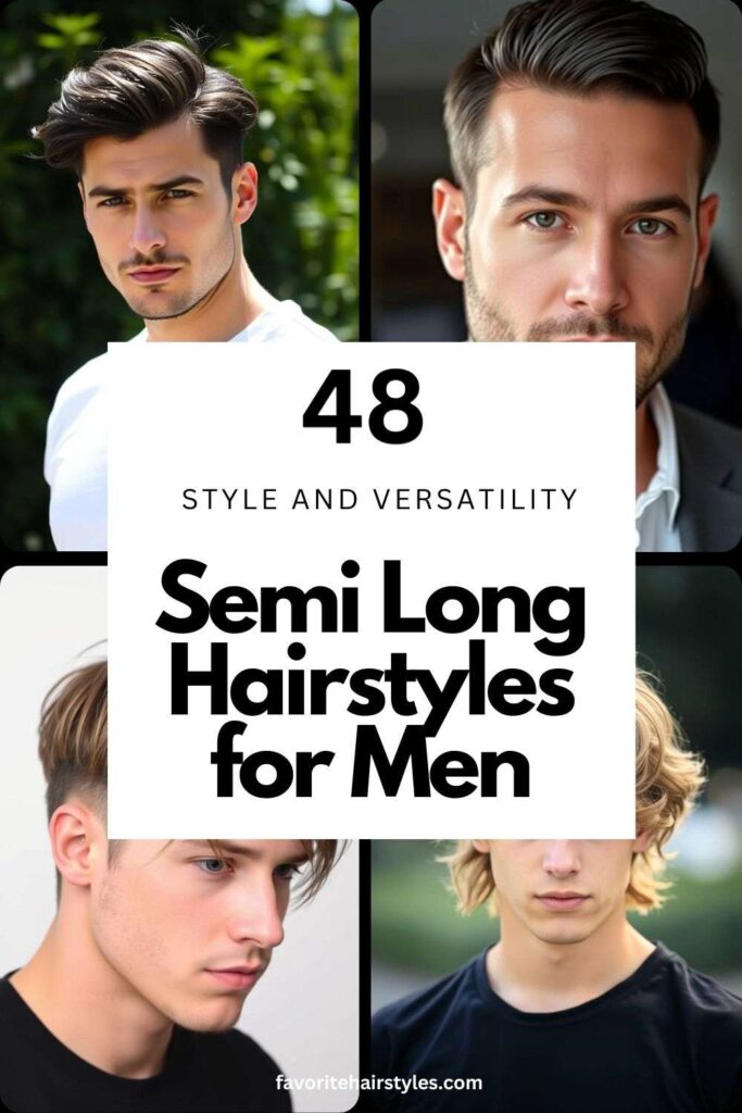 Semi Long Hairstyles for Men