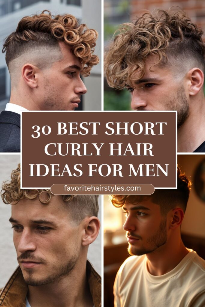 Short Curly Hair Ideas For Men​​​