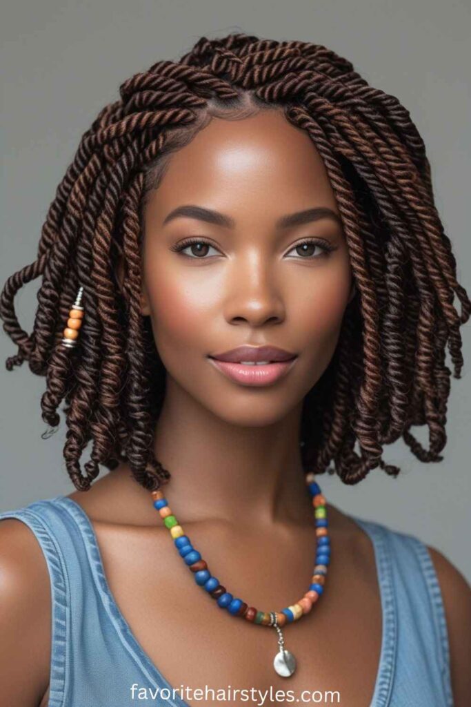 Shoulder-Length Twists