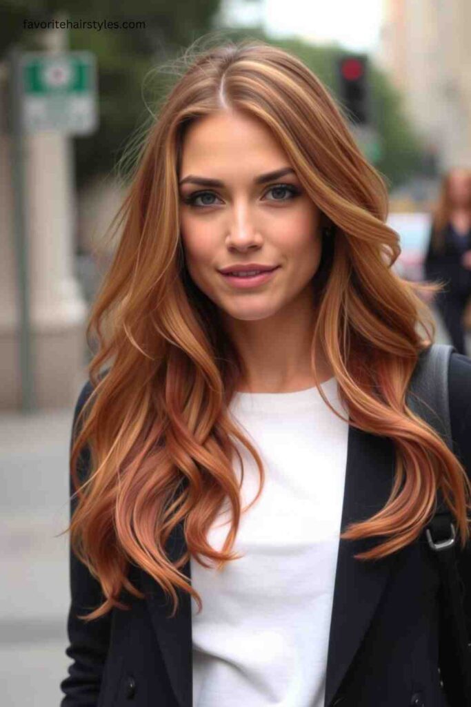 Strawberry Blonde Balayage