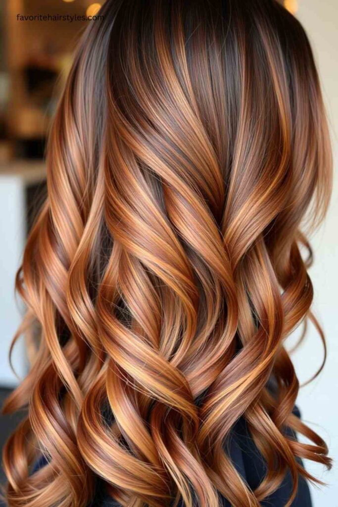 Toffee Brown Balayage