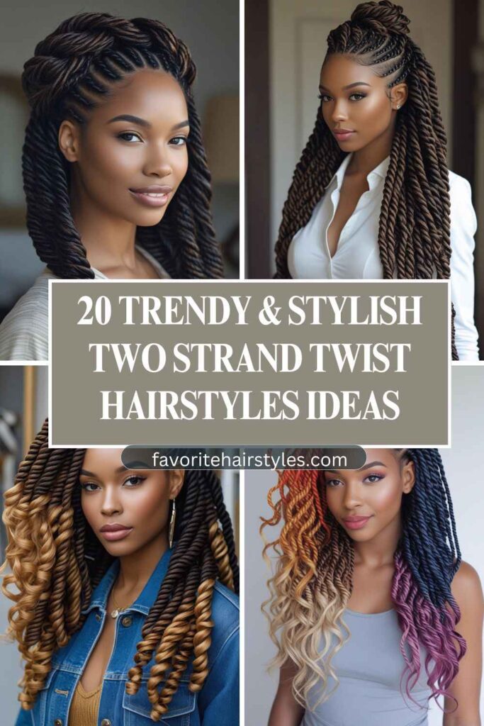 Two Strand Twist Hairstyles Ideas