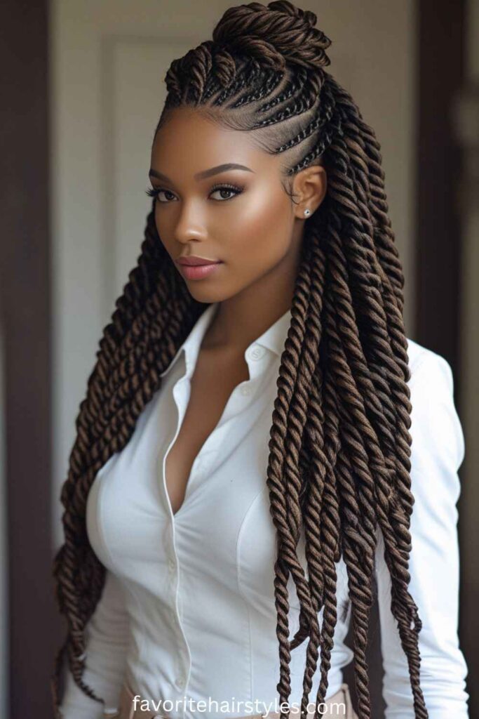 Waist-Length Twists