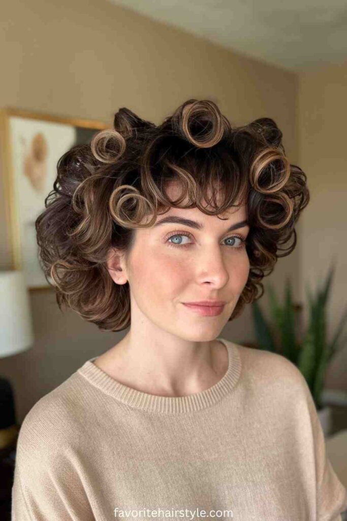Afro-Inspired Curly Blowout