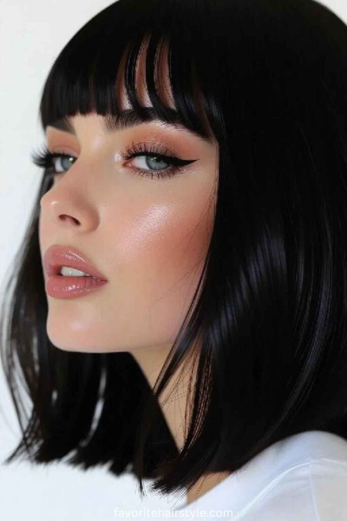 Blunt Cut with Micro Bangs