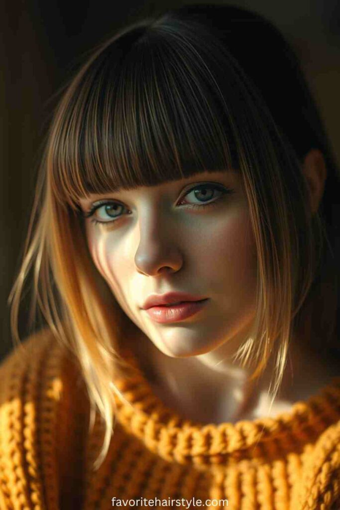Blunt Cut with Micro Bangs