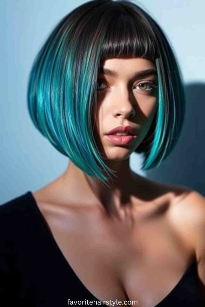 Blunt Razor Bob with Soft Ends