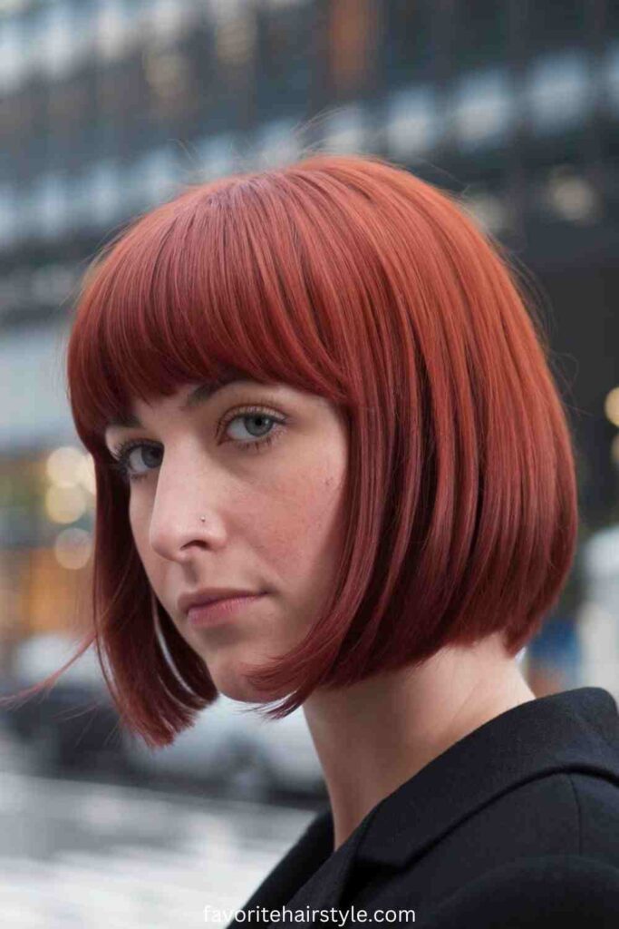 Cherry Red Weave Hairstyles​​​​ Ideas Bob Cut Cherry Red Weave