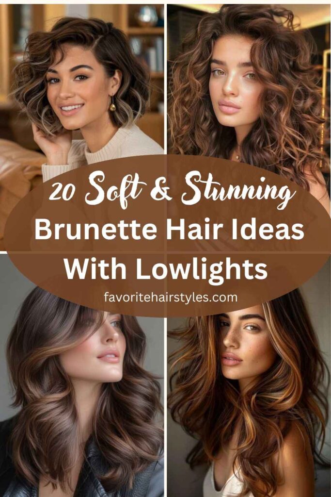 Brunette Hair Ideas With Lowlights