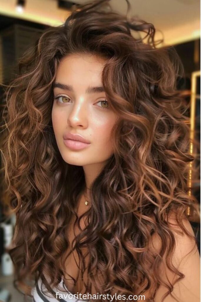 Brunette Hair Ideas With Lowlights in a Balayage Style