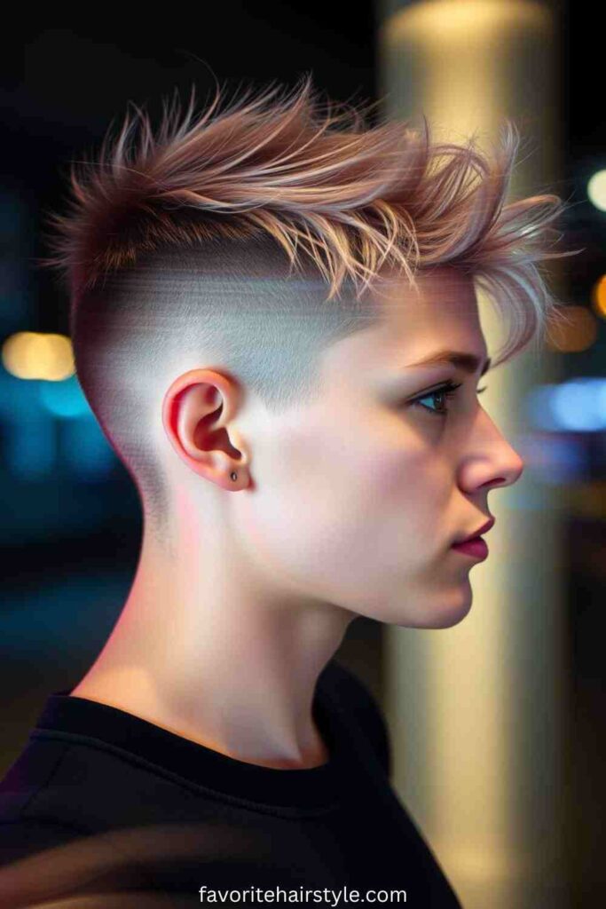 Choppy Pixie Cut with Undercut