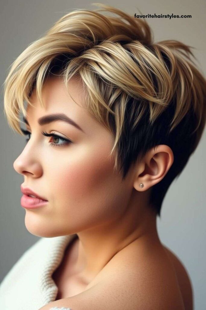 Choppy Pixie with Volume