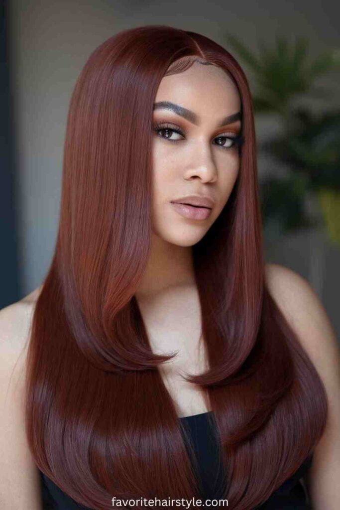 Dark Red Pixie Cut Weave