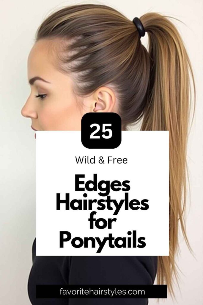 Edges Hairstyles for Ponytails