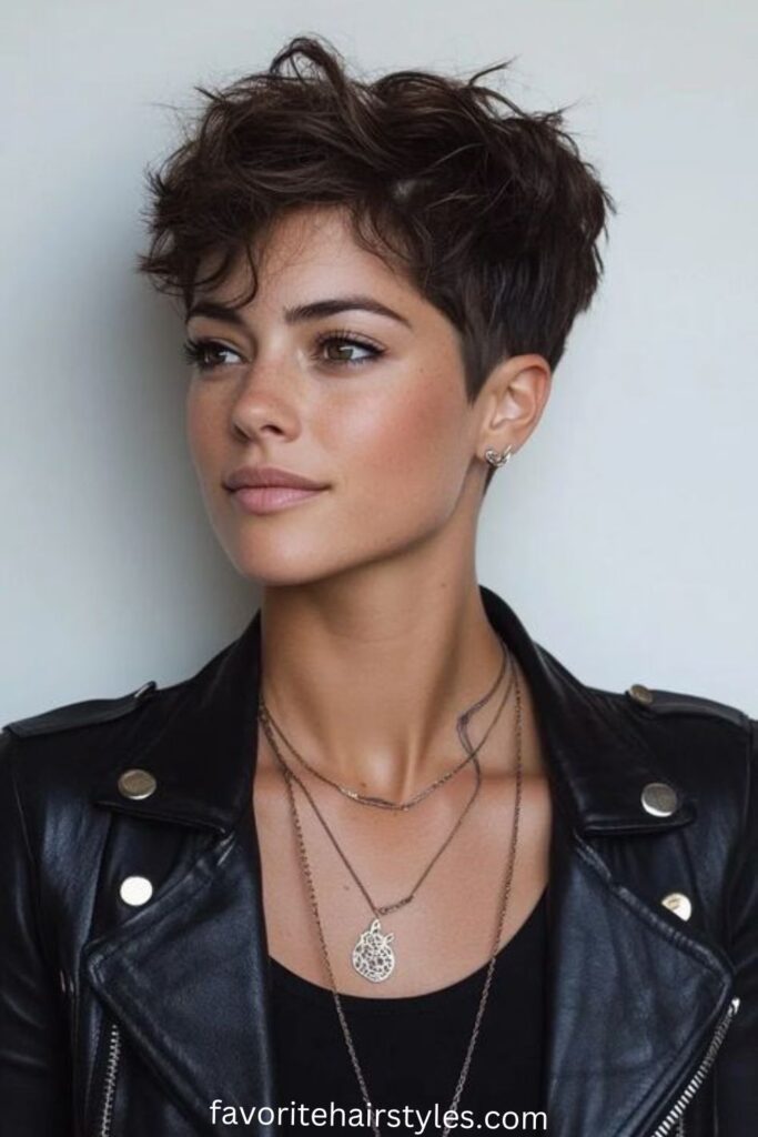 Fridge Texture Haircut for Short Pixie Cuts