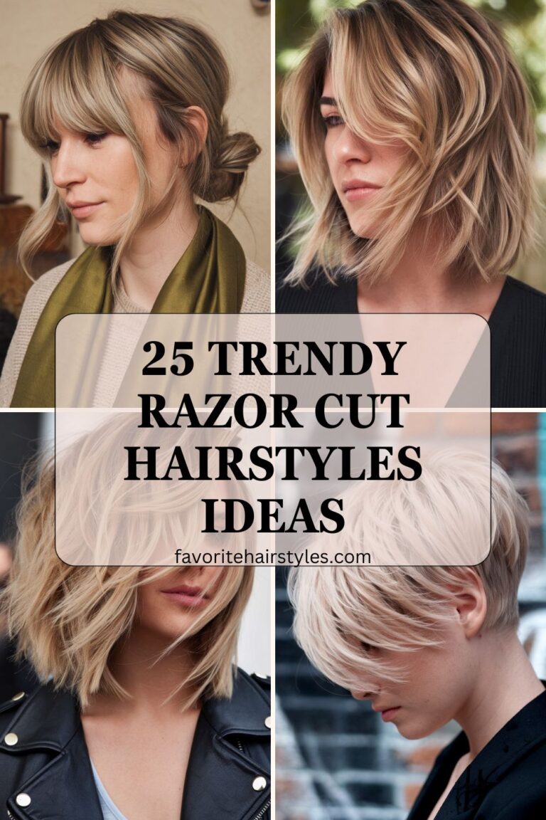 Trendy Razor Cut Hairstyles Ideas - Favorite Hair Styles | Trendy ...