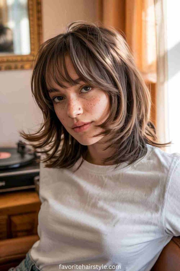 Razor Cut Shag for a Rock-Chic Vibe