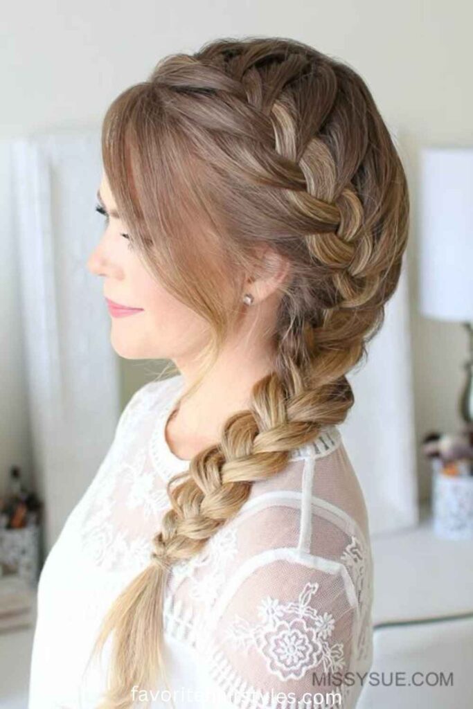  Side French Braid