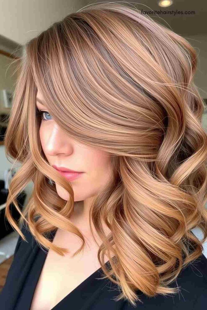 Side-Swept Curls