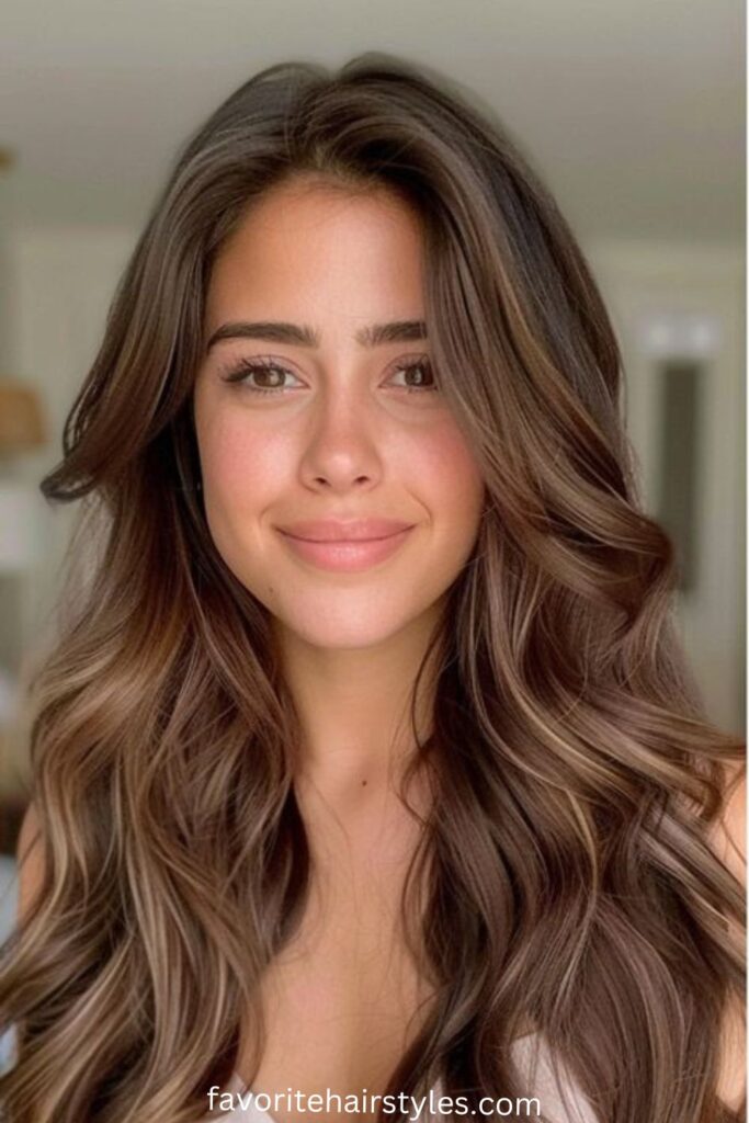 Soft Caramel Highlights for a Natural Glow