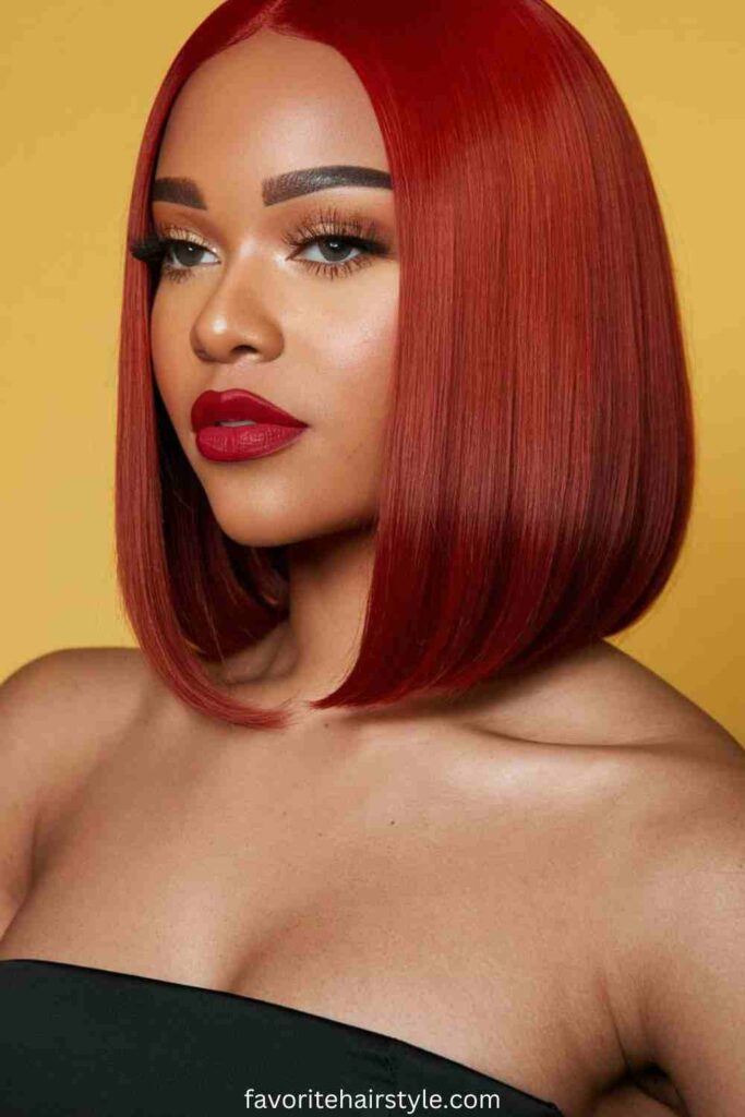 Red Weave Hairstyles Ideas Straight Red Weave