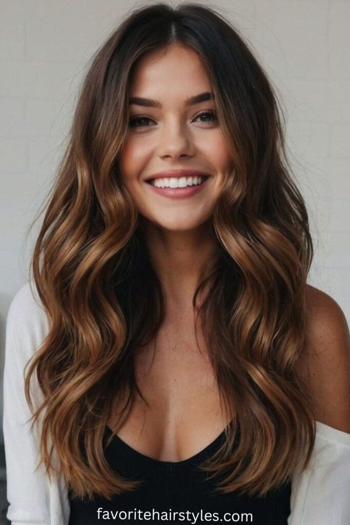 Warm Caramel Balayage