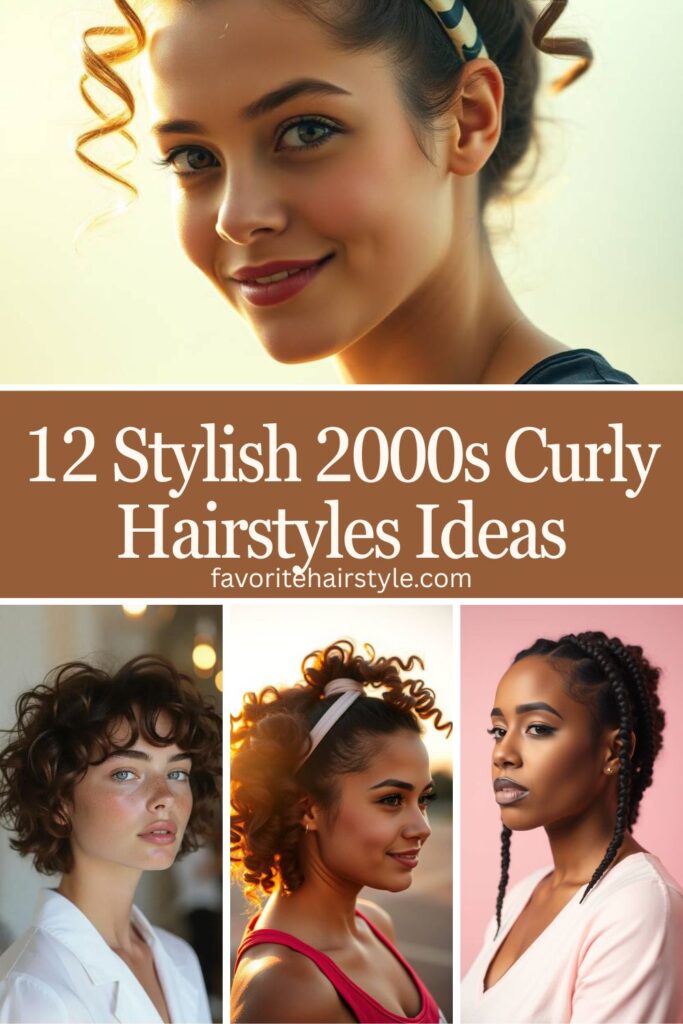 2000s Curly Hairstyles Ideas